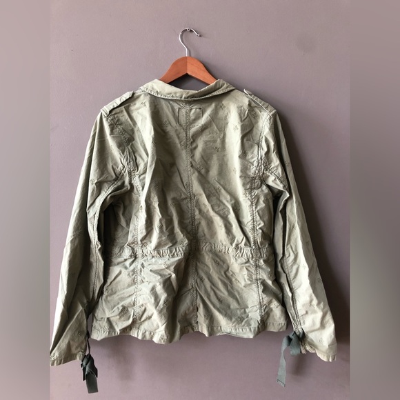 Sanctuary / Anthropologie Jacket with Ribbon and Eyelets Detail - Picture 3 of 5